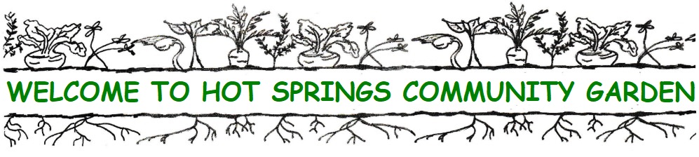 Hot Springs Community Garden Plant Header Image
